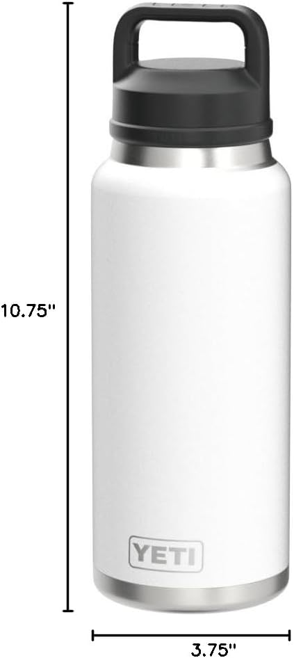 YETI Rambler 36 oz Bottle, Vacuum Insulated, Leakproof, Stainless Steel with Chug Cap