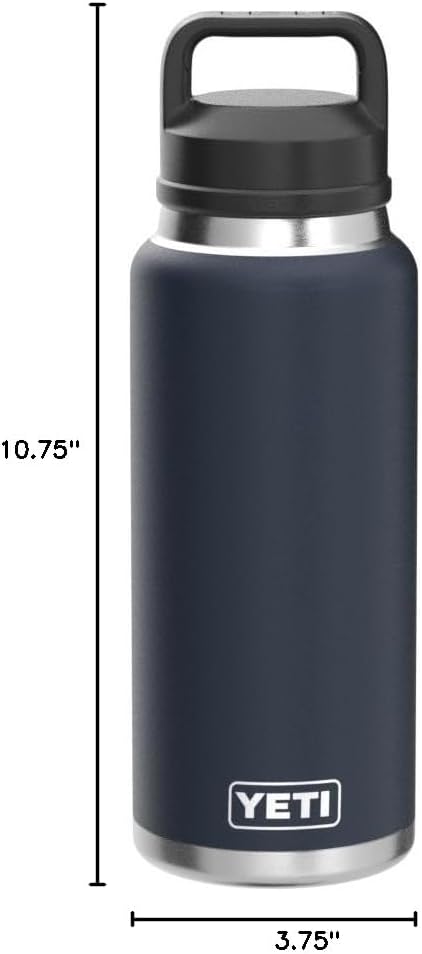 YETI Rambler 36 oz Bottle, Vacuum Insulated, Leakproof, Stainless Steel with Chug Cap