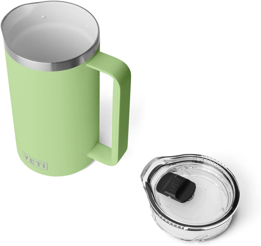 YETI Rambler 34 oz Pitcher, Vacuum Insulated, Stainless Steel with MagSlider Lid, Key Lime
