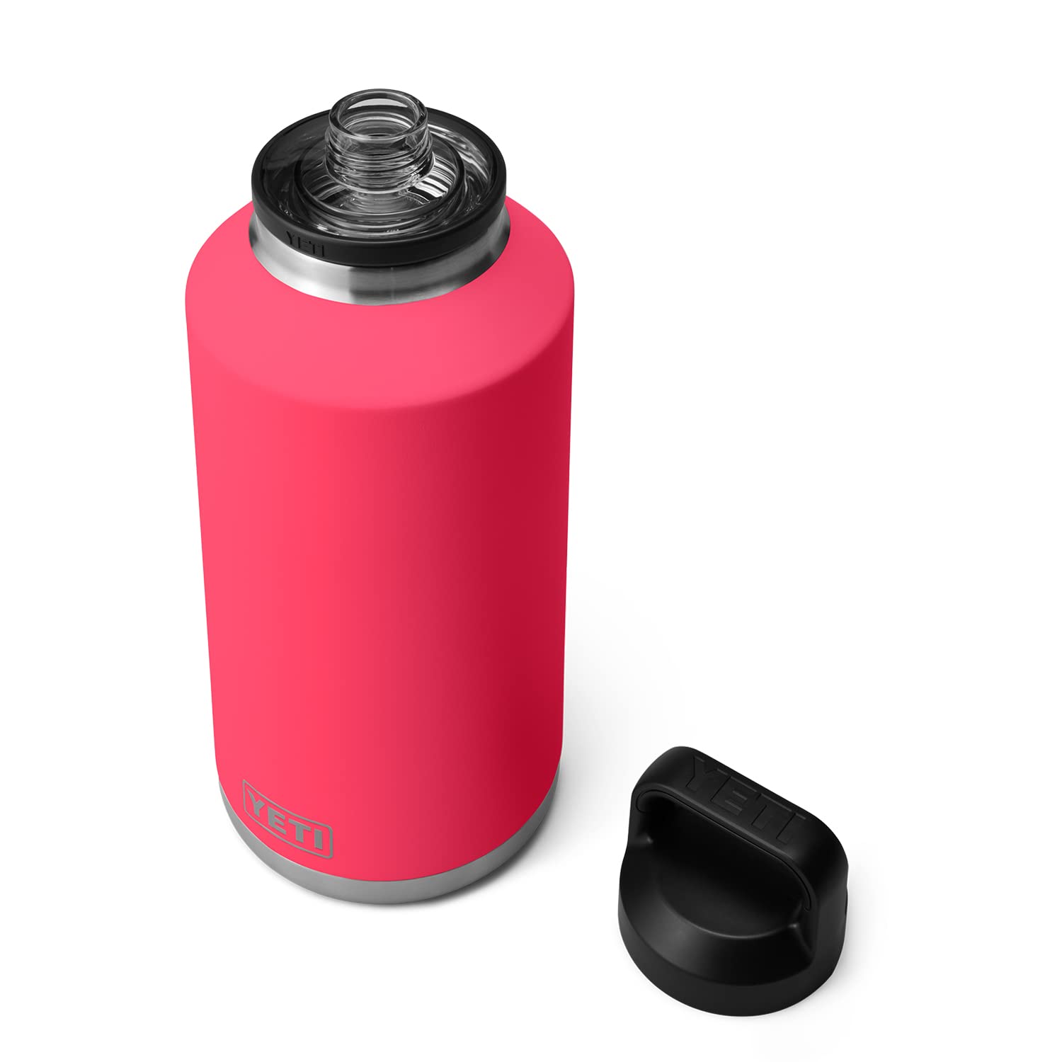 YETI Rambler 64 oz Bottle, Vacuum Insulated, Leakproof, Stainless Steel with Chug Cap, Sandstone Pink