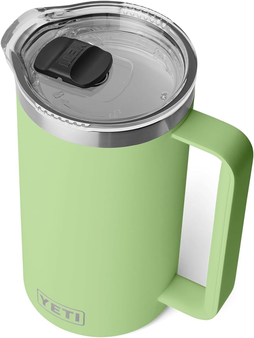 YETI Rambler 34 oz Pitcher, Vacuum Insulated, Stainless Steel with MagSlider Lid, Key Lime