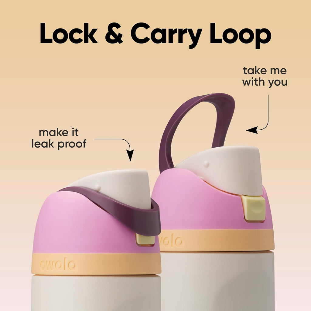 Owala FreeSip Insulated Stainless Steel Water Bottle with Straw, BPA-Free Sports Water Bottle, Great for Travel, 32 Oz, Daybreak