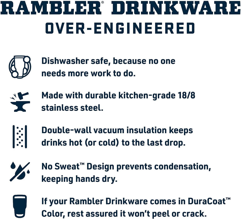 YETI Rambler 46 oz Bottle, Vacuum Insulated, Leakproof, Stainless Steel with Chug Cap